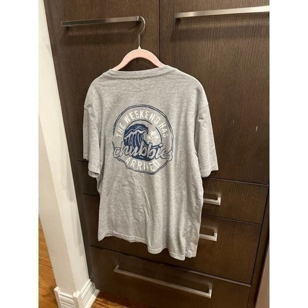 CHUBBIES Gray "Weekend Has Arrived" THE NECESSITEE T-SHIRT XL - Picture 1 of 4